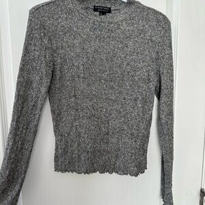 Gray Long Sleeve Sweater